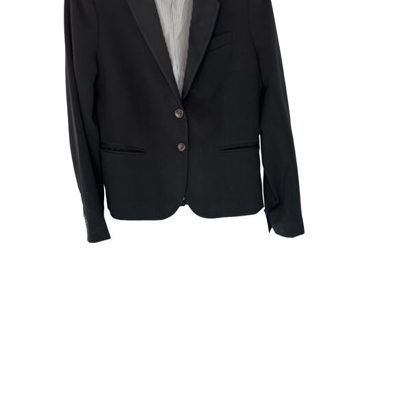 J.Crew Schoolboy Blazer Black Office Career Preppy Academia Scholarly Small - Picture 3 of 9